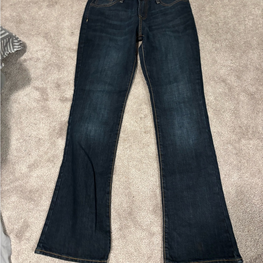 Old Navy Blue Flare Wide Leg Jeans